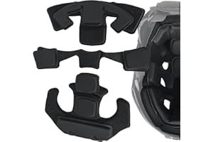HANSTRONG GEAR Universal Tactical Airsoft Outdoor Combat Internal Replacement Memory Foam Pad Padding Inserts Protective Mat Kits Set Accessories Compatible for Fast/Mich/ACH/USMC/PASGT/EX Helmet