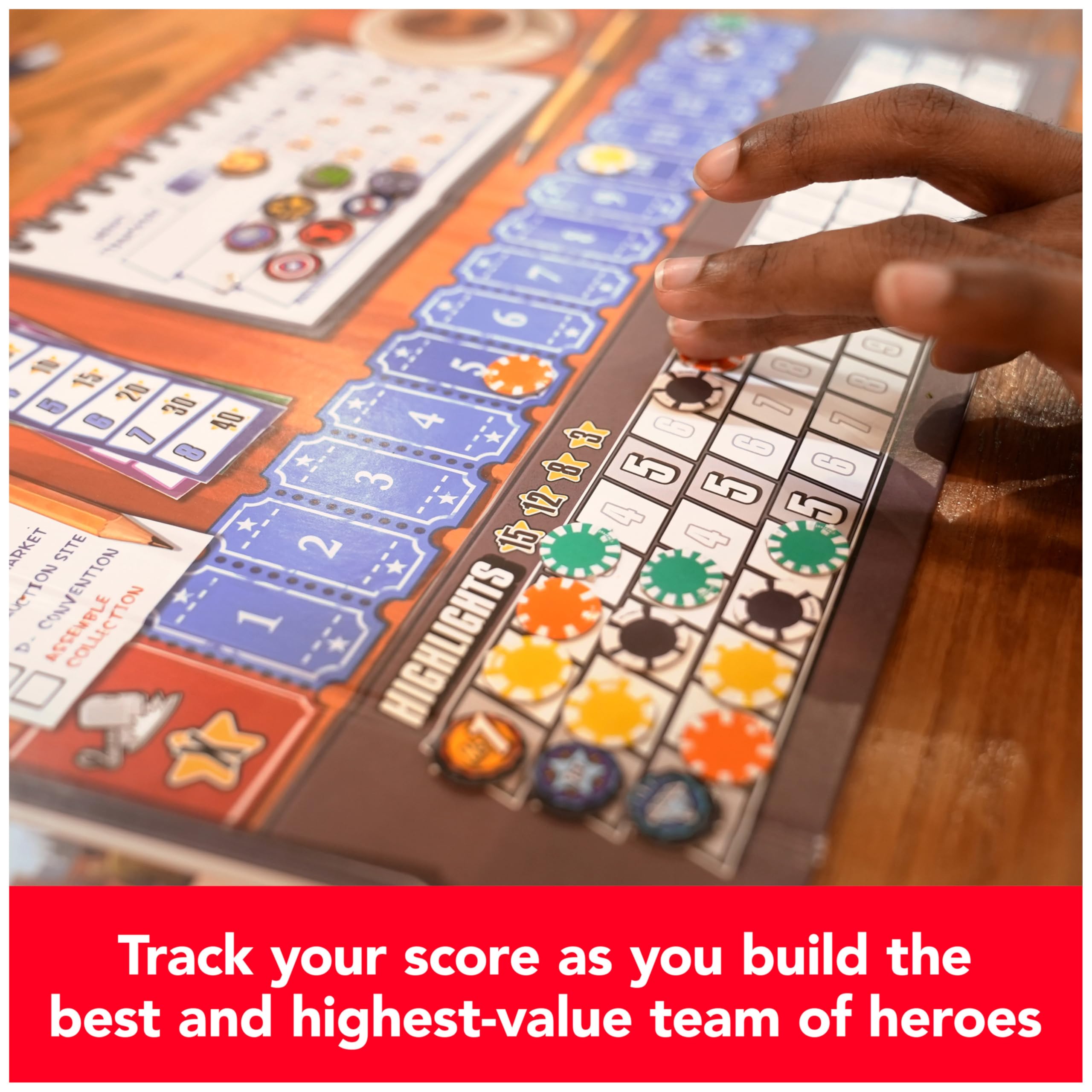 Spin Master Games, Marvel Comic Hunters, Comic Collecting Strategy Card Game for Fans of Marvel Rivals & Action Movies, 1-4 Players, for Ages 14 & Up