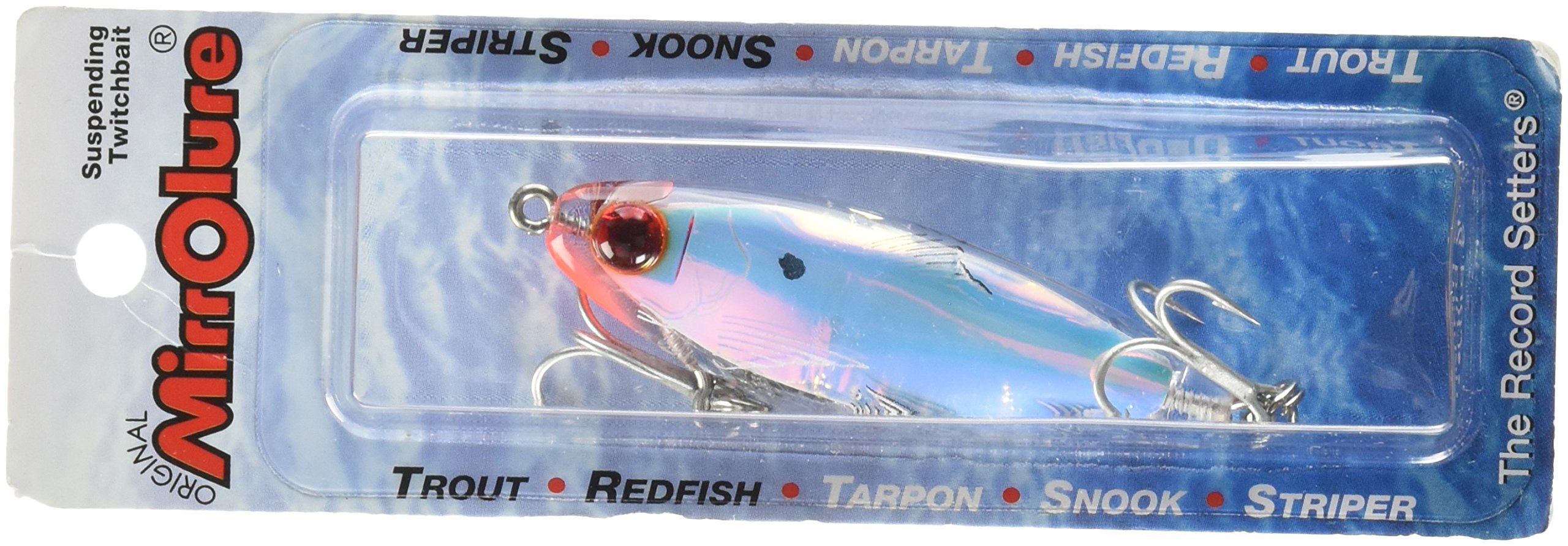 Mirrorlure 2-34'' Suspending Twitchbait Fishing Lure, Silver