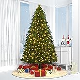 LEVELEVE Premium 6FT Pre-Lit Classic Artificial Holiday Christmas Tree w/1,000 Branch Tips,250 LED Lights for Home,Office,Party Decoration