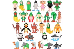 HGDFEOC 30 Pcs Italian Brainrot Toy,Cute Italian Brainrot Figures Cartoon Cake Toppers Birthday Decorations Gift for Game Fans Office Room Figurine Decor