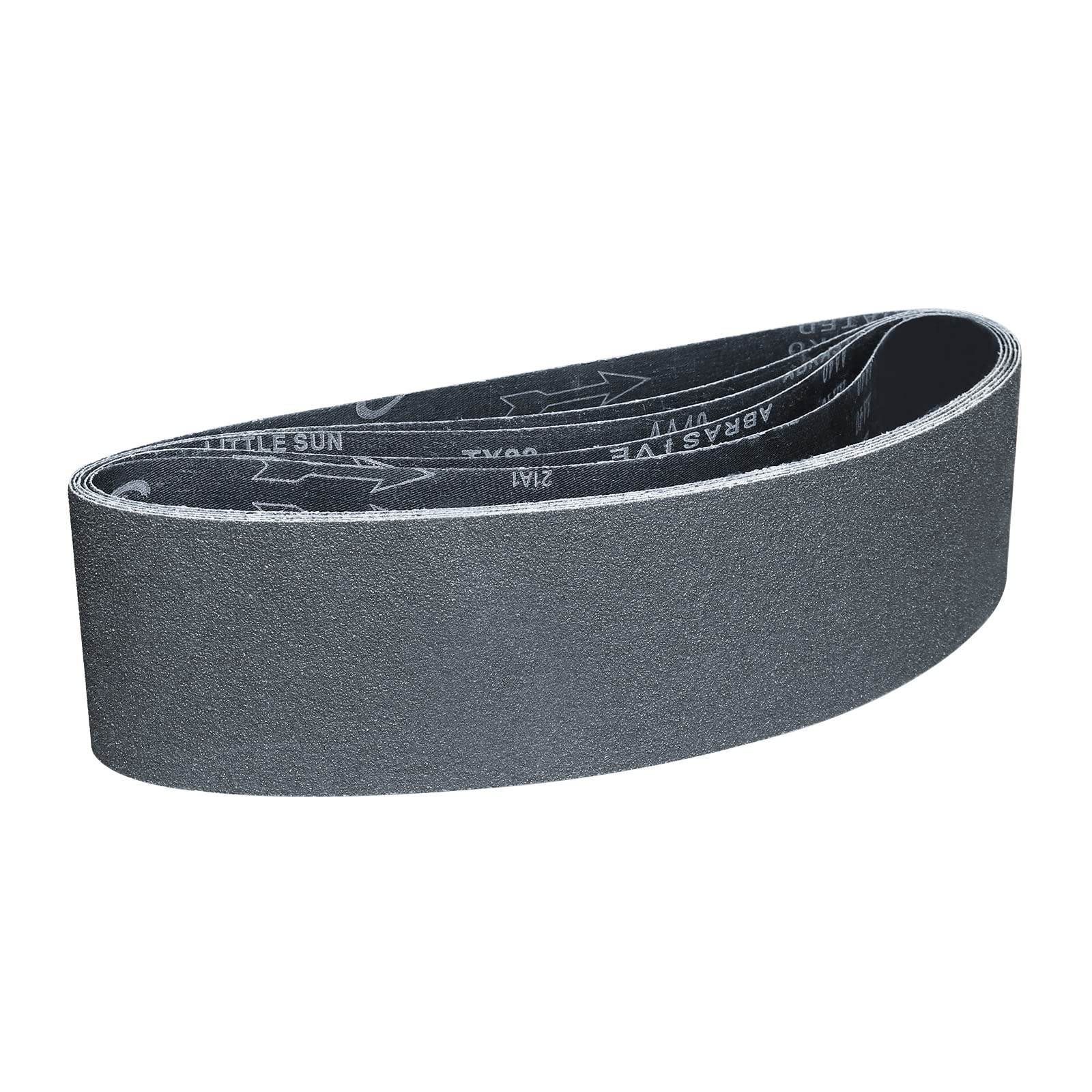 Sruhrak Sanding Belts 100 x 915 mm - Pack of 5 60 Grit Silicon Carbide Sanding Belts for Polishing and Rust Removal of Metal