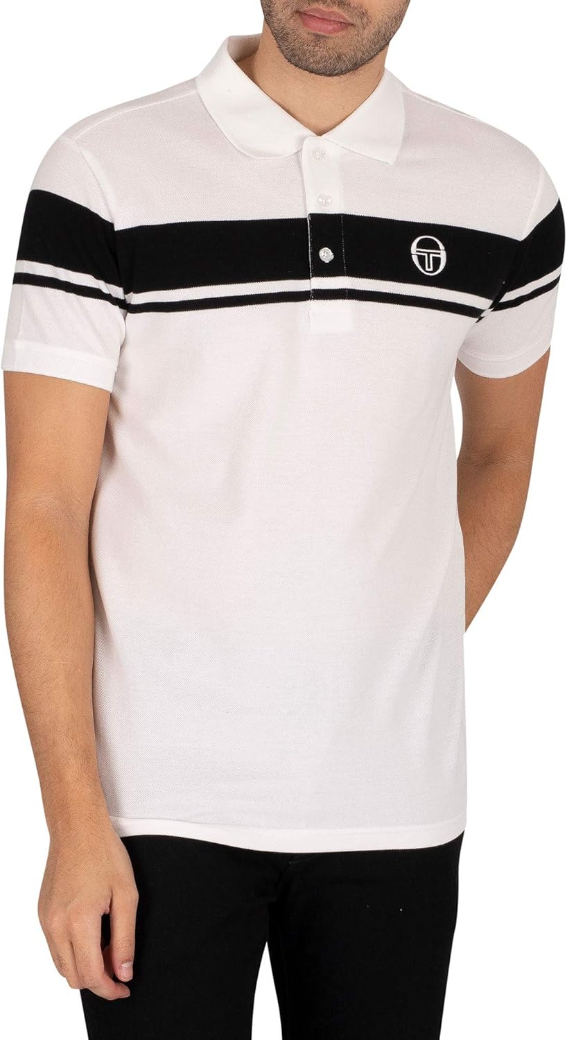 Sergio Tacchini Men's Young Line Polo Shirt, White Amazon.co.uk Clothing Sergio Tacchini Men's Young Line Polo Shirt, White Amazon.co.uk Clothing