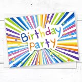 Olivia Samuel 20 Childrens Birthday Party Invitations A6 Postcard Size view 4