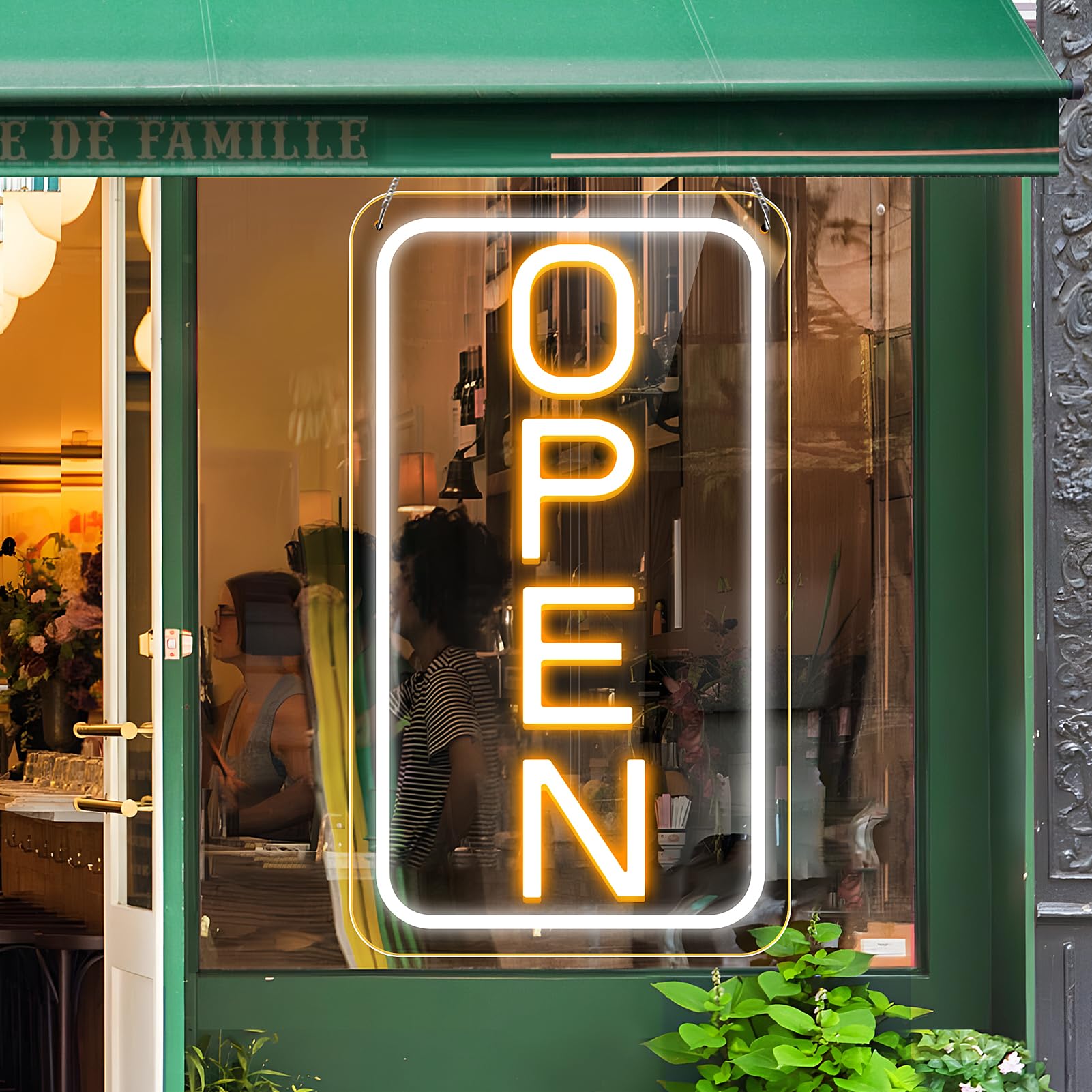 ROLANCHE Open Signs for Business, 23"x 12" Large