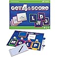 SimplyFun Get 4 and Score - A Communication Game for Kids That Tests Your Memory and Vocabulary Skills! - Educational Learning Game - 2 to 8 Players - for Kids Ages 8 & Up