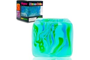 CYICTOY Fidget Toys Squishy Stress Cube, Stress Balls for Kids Adults Squishies Stress Relief, Ice Squishy Cube Sugar Balls, High Density Squeeze Balls for Students Calming
