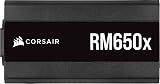Corsair RM650x 650W 80 Plus Gold Fully Modular Power Supply UK Black view 7