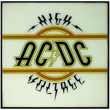 Ac Dc High Voltage Framed Album Cover Wall Art 70 S 80 S Rock Band Amazon In Home Kitchen