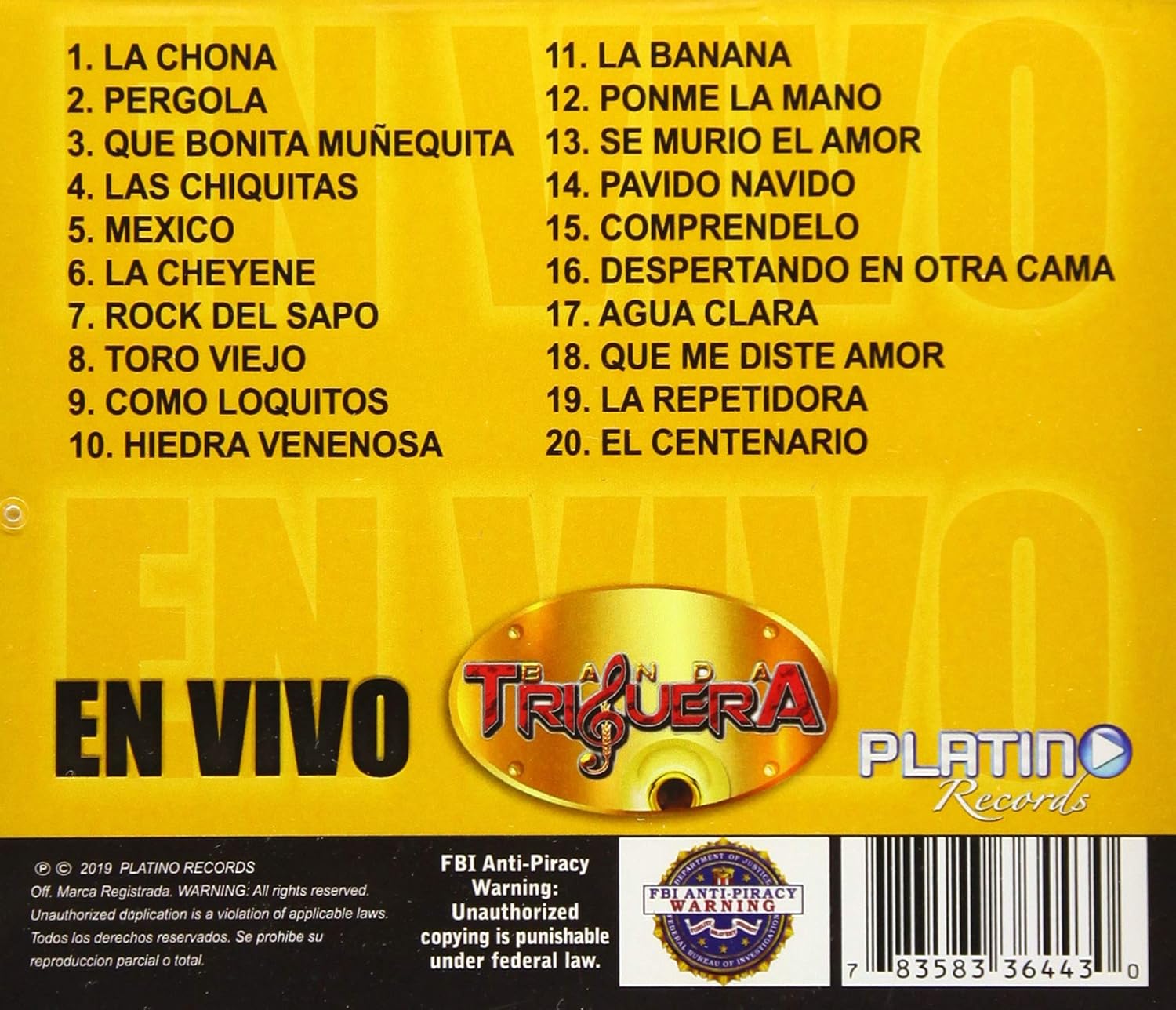 Amazon Com Banda La Triguera En Vivo Music amazon com banda la triguera en vivo