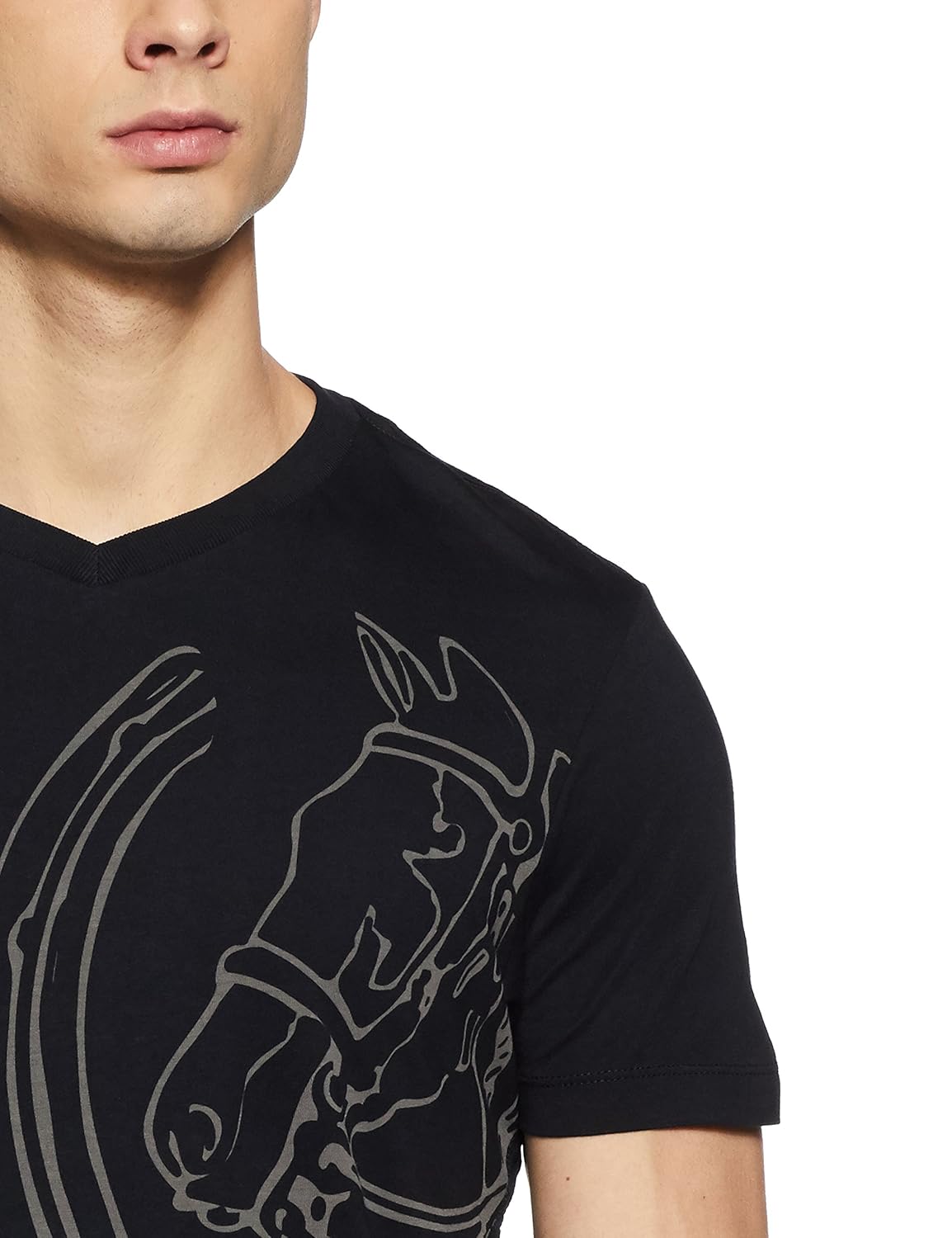 us polo association men's geometric print regular fit t-shirt