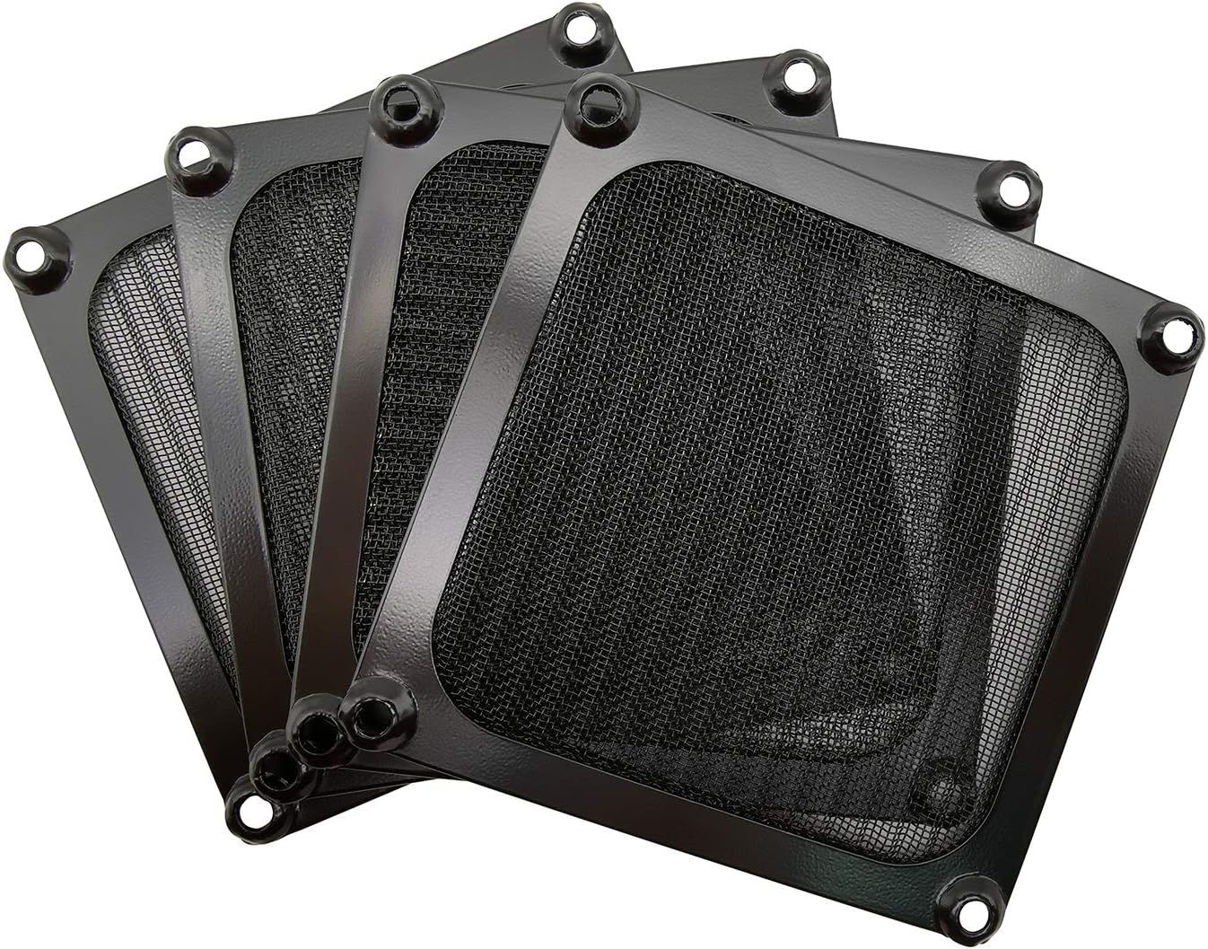 Grills Electronics Black Color 120mm Computer Fan Filter Grills with