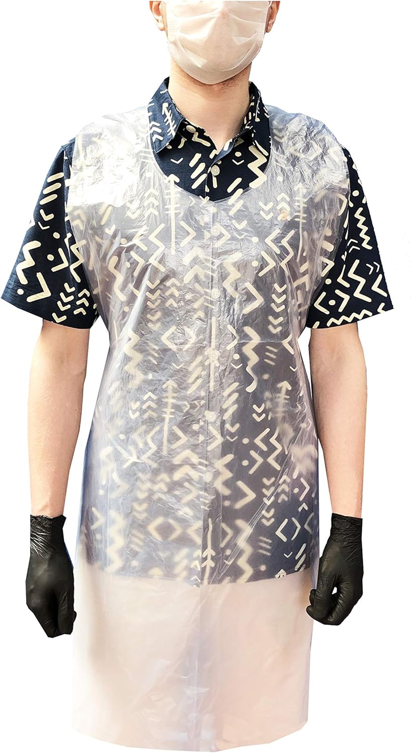 Disposable White Aprons Flat Pack (Pack of 100) Amazon.co.uk Health