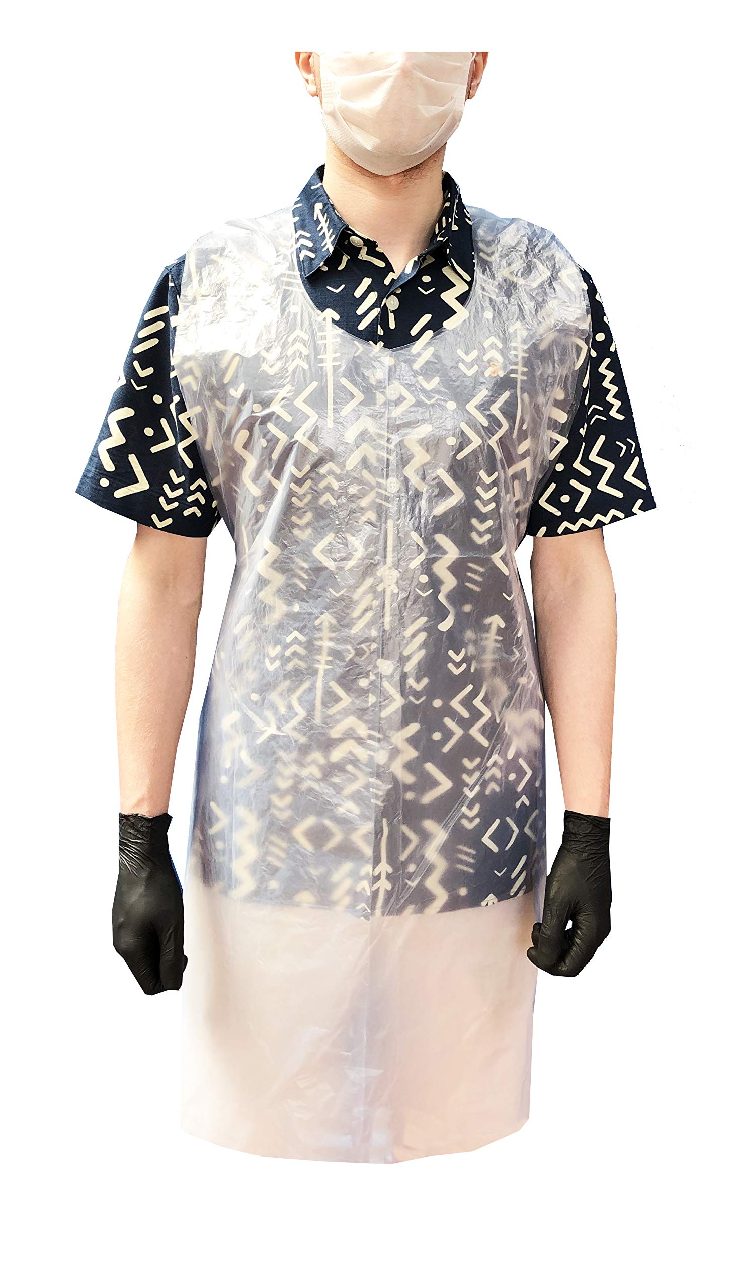 Disposable Aprons with Anti Bacterial Coating - Pack of 100 Aprons