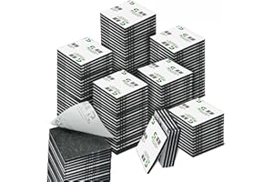 TIKFOAM Double Sided Foam Tape,Strong Pad Mounting Adhesive Tape Black,Square Double Sided Tape Heavy Duty,Strong Pad Mounting Adhesive Tape Black 40x 40 x2mm,120Pieces