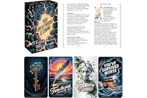 ZHQGYN Unstoppable You Oracle Card: Fuel Your Fire. Trust the Journey. Oracle Tarot Cards for Beginners, Unstoppable. Oracle cards with guide book, providing guidance and inspiration for everyday life