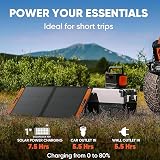 Jackery SolarSaga 100W Portable Solar Panel for Explorer 240/500/1000 Power view 2
