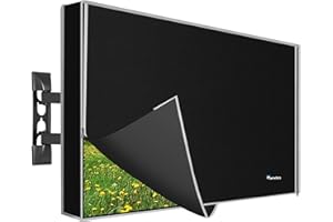 GARNETICS Outdoor TV Cover 55 Inch Weatherproof and Waterproof | TV Cover for Outside 55 | Smart Shield TV Screen Protector for Outside TV | Display Protectors