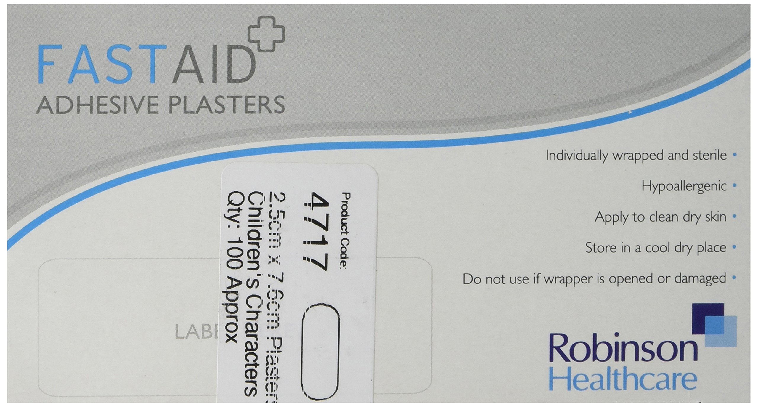 Fast Aid 4717 Childrens Tattoo Style Plasters (Pack of 100)