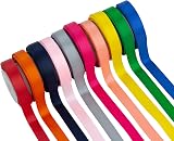 VATIN Double Faced Ribbon Set 10 Colors 10mm x 4.5m Each 45m view 2