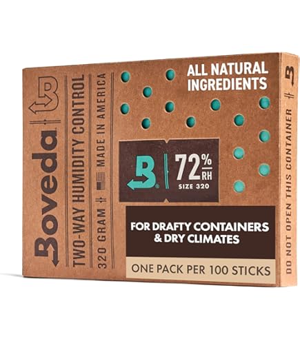 Amazon.com: Boveda 72% Two-Way Humidity Control Packs For Wood Humidifier  Boxes – Size 60 – 4 Pack – Moisture Absorbers – Humidifier Packs –  Hydration Packets in Resealable Bag : Appliances