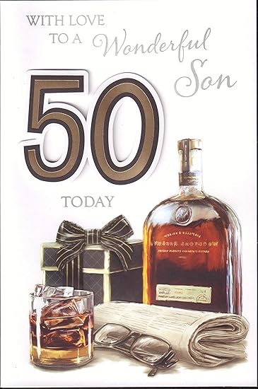 Personalized 50th Birthday POP Greeting Card