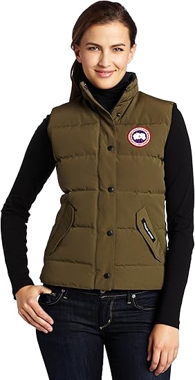 canada goose vest green