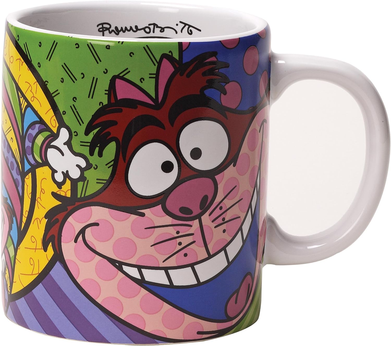 Disney Britto Cheshire Cat Mug Amazon.co.uk Kitchen & Home