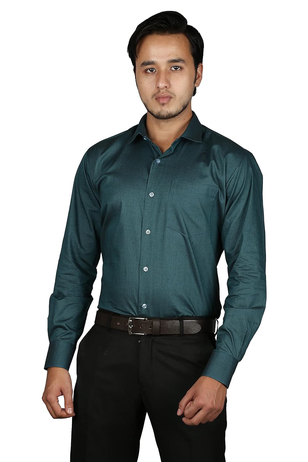 Buy MarcO'Polo Mens Slim Fit Formal Shirt Dark Harbor(Blue Green) at