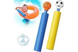 LQYOYZ Water Guns 2 Pack Swimming Pool Toys Water Blaster Set 40 Ft Range Beach Summer Party Outdoor Water Toys for Boys Girls Adults Kids Age 3-12 Years Old
