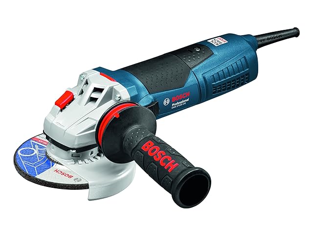 Bosch Professional 060179H002 GWS 17-125 CIE Professional Winkelschleifer 125mm GWS17-125CIE, 1700 Watt W, Schwarz, Blau, Sil