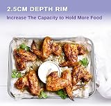 Herogo Stainless Steel Baking Tray Set of 2 40x30x2.5 cm, Dishwasher Safe view 4