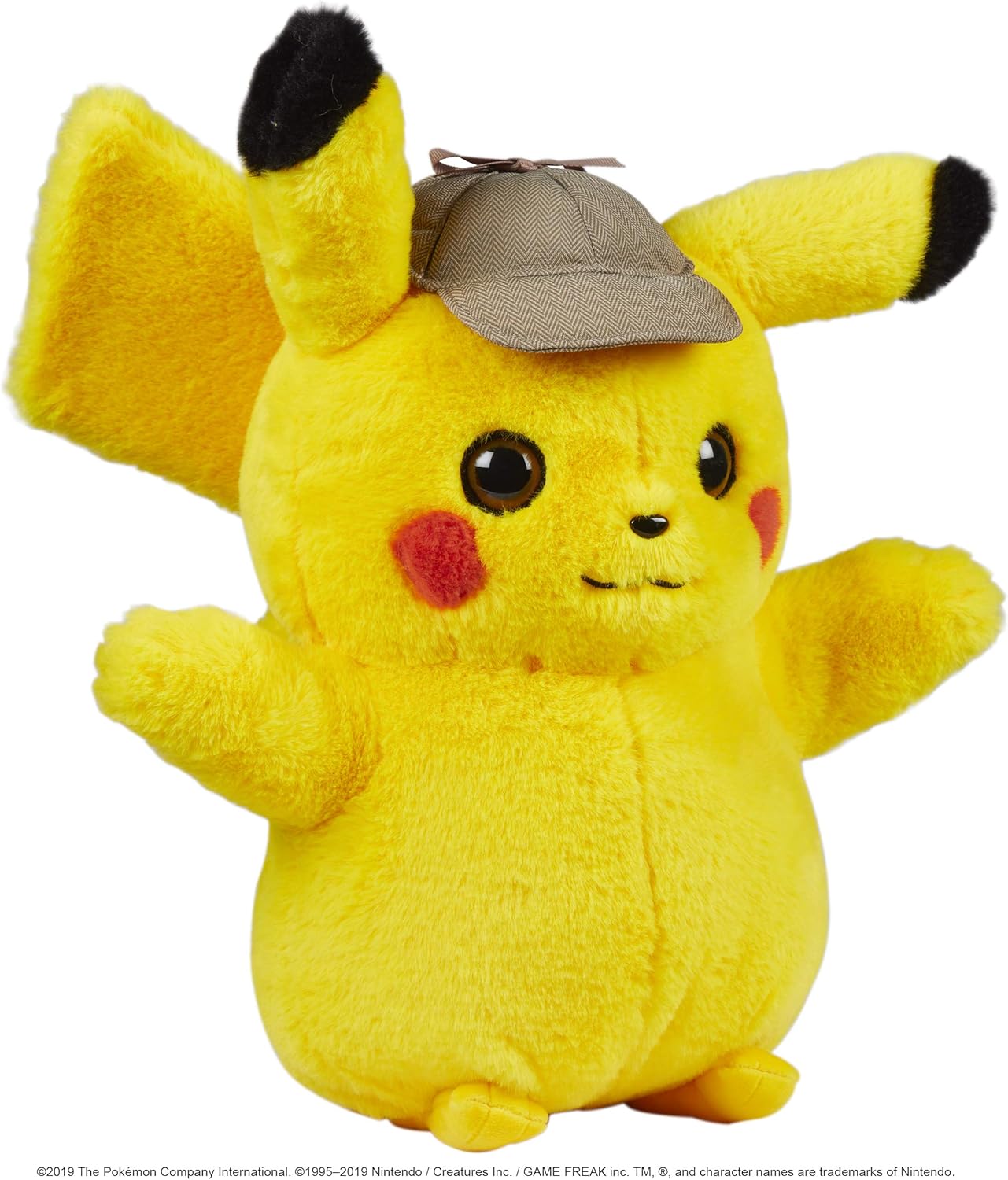 detective pikachu peluche tamaño real