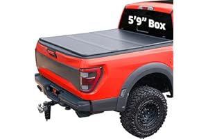AUTOBULL Hard Top Tri Fold Tonneau Cover Compatible with 2007-2025 Chevy Silverado & GMC Sierra 1500 5.8ft Bed (69.3"), Not for CarbonPro Bed, Alloy Steel and Fiberglass Made