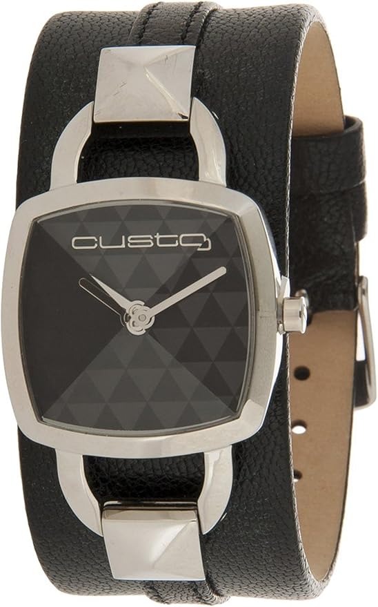 Custo Watches CU017602 - Reloj de Señora Cuarzo Piel Negro ...