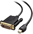 Cable Matters Mini DisplayPort (Thunderbolt&trade; 2 Port Compatible) to DVI Cable in Black 6 Feet