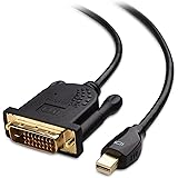 Cable Matters Mini DisplayPort (Thunderbolt&trade; 2 Port Compatible) to DVI Cable in Black 6 Feet