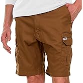 Wrangler Cargo Shorts for Men Big and Tall - Stretch Twill Casual Shorts