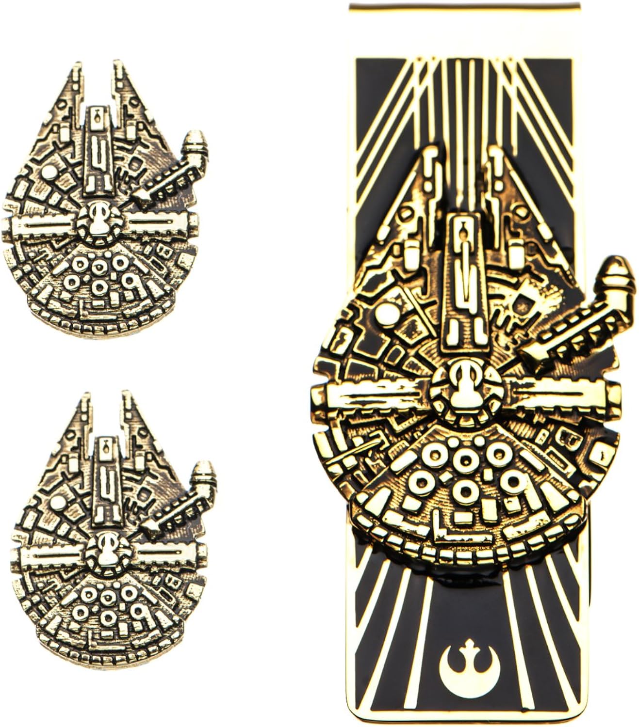 millenium falcon cufflinks