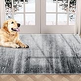 COMSLE Door Mat Soft Absorbent Indoor Front Entryway Rug Machine Washable Entrance Mats for Muddy Paws Non Slip Throw Rugs 32" x 48" Doormat for Inside Foyer Bedroom - Gray