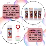 Toyland Spider-Man Bubbles Pack 12 with Wands 60ml Each Novelty Maze Lid view 3