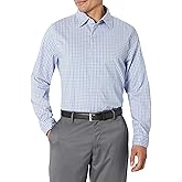 Amazon Essentials Men's Slim Fit Long Sleeve Wrinkle Resistant Stretch Dress Shirt
