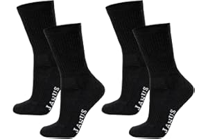 Janus Wool Merino Socks - Lightweight, Water-wicking Socks for Women & Teens - Essential Thermal Footwear for Winter - 2 Pair