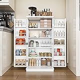 Shintenchi Kitchen Pantry Cabinet,5 - Layer Storage