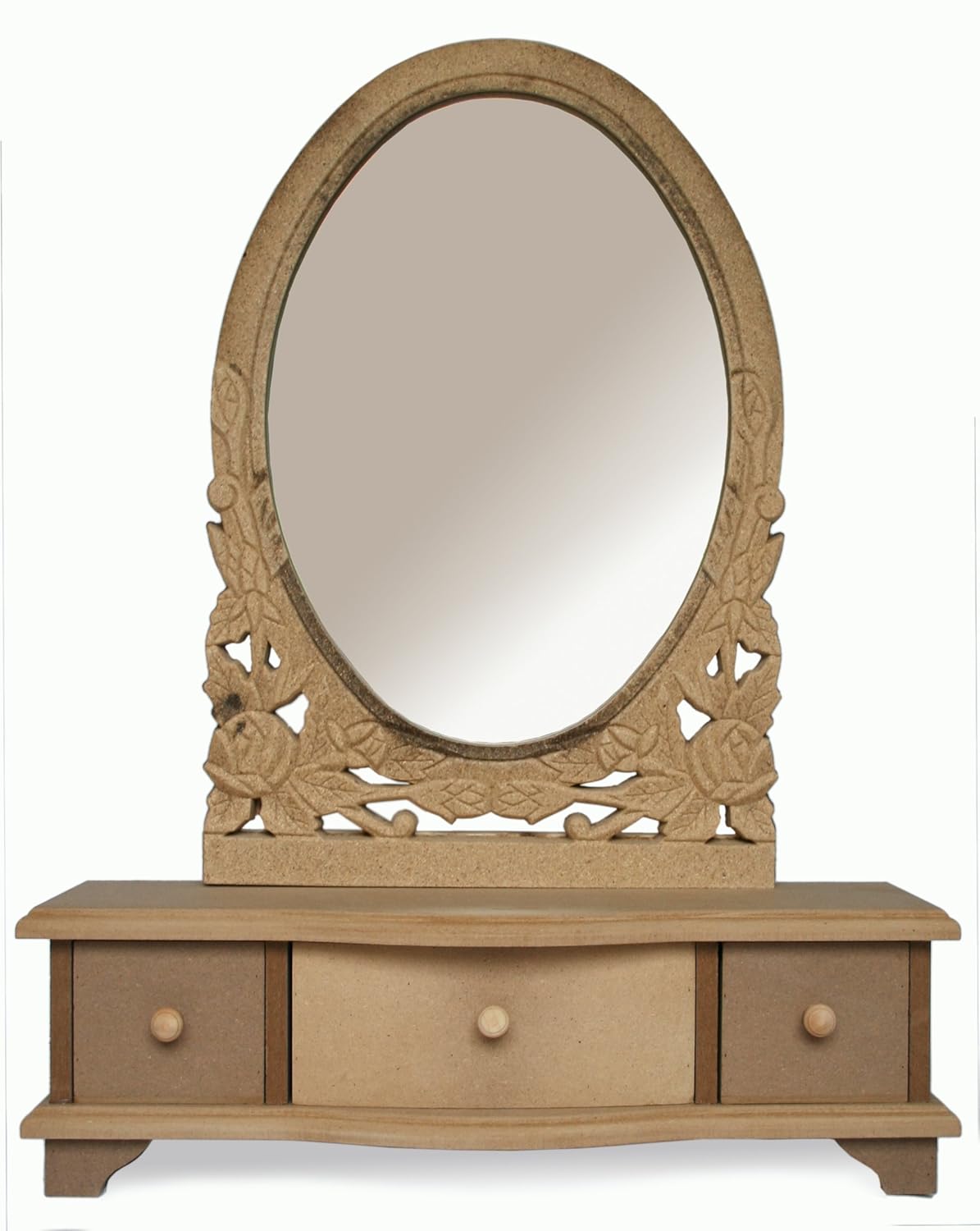 Sylvester Oxford Ltd Dressing Table Mirror Shabby Chic With