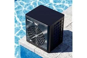 16000BTU Pool Heat Pump for Above Ground Pools, Electric Pool Heater for 5000 Gallons, WiFi Control, Energy-Saving Smart Inve