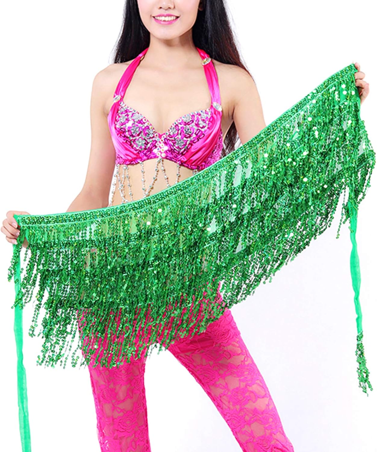 sequin wrap skirt festival