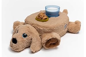 CUP COZY PILLOW Cup Cozy Critters Dog Brown-The Cuddly Cute Cup Holder-Perfect for Drinks, Snacks and More!