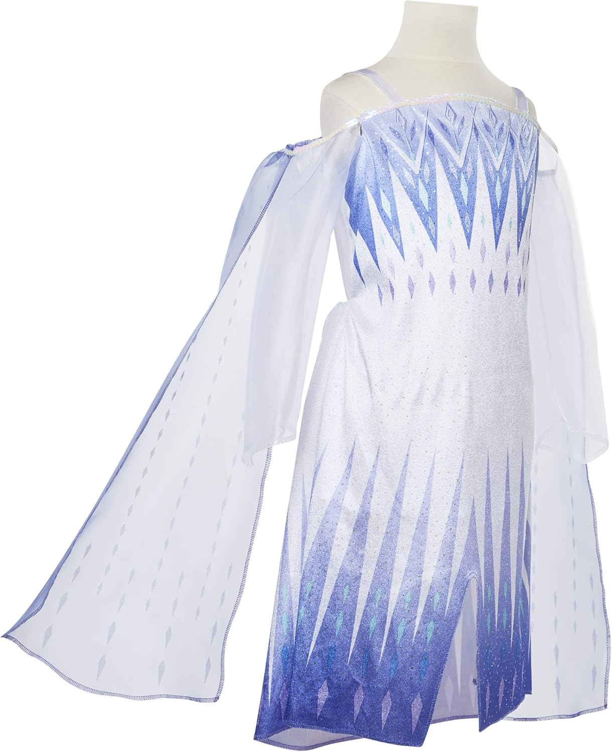 Frozen 2 Elsa Epilogue Dress for Girls, New Movie Princess Dress Up Costume for Halloween Christmas Party, Outfit Fits Sizes 4-6X - for Girls Ages 3, 4, 5 & 6: Toys & Games