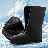 Chicingyou 2 Pair Winter Walking Snow Boot Liners Insulated Fleece Liners Cozy Soft Thermal Boot Inserts for Outdoor Hiking Fishing Skiing